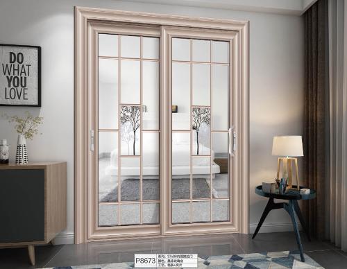 37X86內(nèi)弧推拉門8673