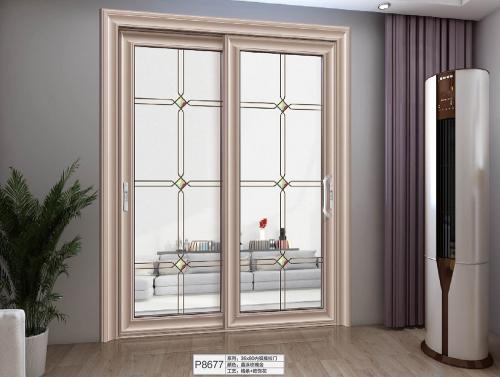 37X86內(nèi)弧推拉門8677