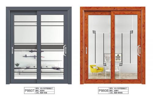 45X100平面推拉門8607