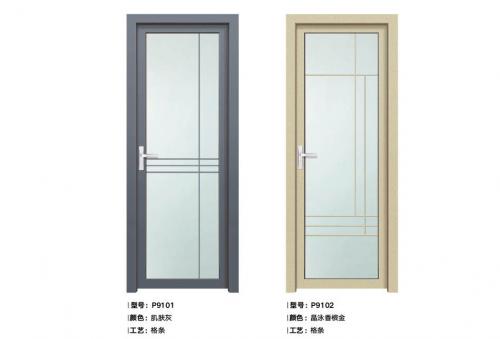 60-75平面平開門9101