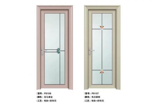 75-85凹口平開門9106