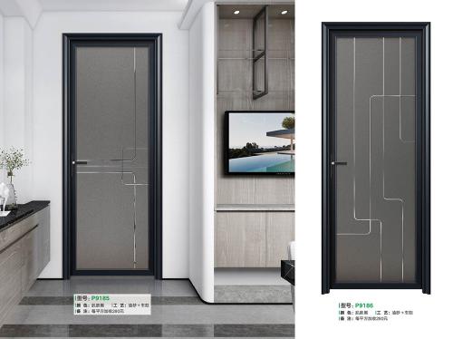 45中窄推拉+平開9185