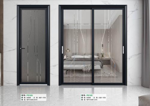 45中窄推拉+平開9189